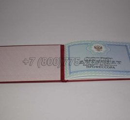 Аттестат Профессора 2023г в Пскове