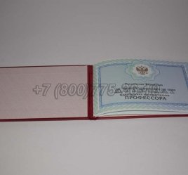 Аттестат Профессора 2020г в Пскове