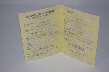 Свидетельство о Рождении 1985г Грузинской ССР в Пскове